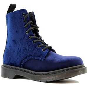 blue velvet doc martens